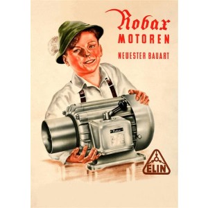 Elin Robax Elektromotor für die Landwirtschaft Poster