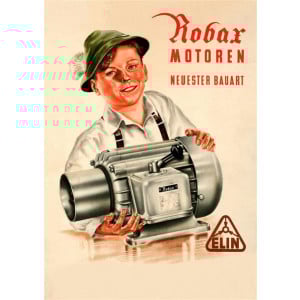 Elin Robax Elektromotor für die Landwirtschaft Poster