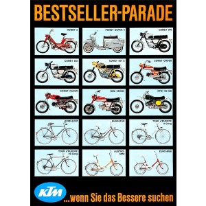 KTM Motorfahrzeugbau Bestseller-Parade Poster