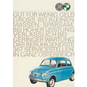 Puch 500 "Gut für wenig Geld" Poster