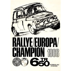 Puch 650 TR Rallye Europa Champion 66 Poster