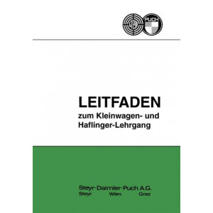 Puch Haflinger und Kleinwagen, Leitfaden zum Kundendienstlehrgang