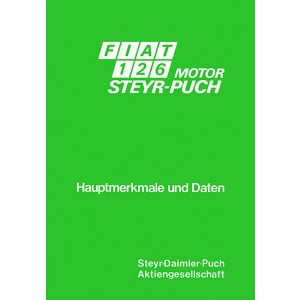 Fiat 126 mit Puch-Motor Hauptmerkmale und Daten