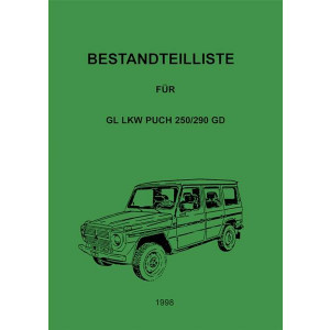 Puch G 250GD und 290GD Ersatzteilkatalog