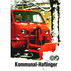 Puch Kommunal Haflinger Prospekt