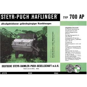 Puch Haflinger 700 AP, Prospekt