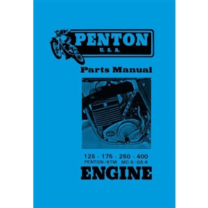 KTM Motorfahrzeugbau Penton 125,175,250, 400, MC-5, GS-6, Parts Manual