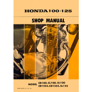 Honda CB100 CB125S CL100 SL100 CB125S CD125S SL125 Shop Manual
