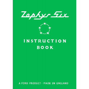 Ford Zephyr Six Instruction Book