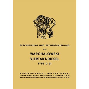 Warchalowski D21 Betriebsanleitung und Ersatzteilkatalog