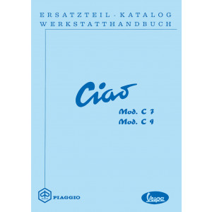 Vespa Ciao Reparaturanleitung und Ersatzteilkatalog