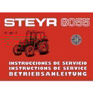 Steyr 8055 Traktor Betriebsanleitung