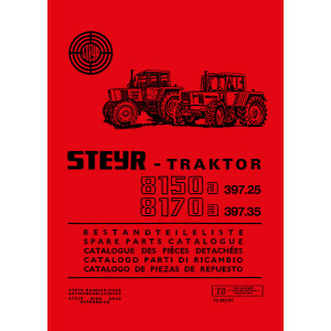 Steyr 8150a und 8170a Traktor Ersatzteilkatalog