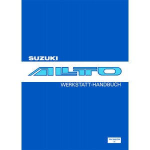 Suzuki Alto,Wartungs-Handbuch