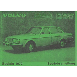 Volvo 264 und 265, Betriebsanleitung