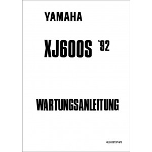 Yamaha XJ 600 S Wartungsanleitung