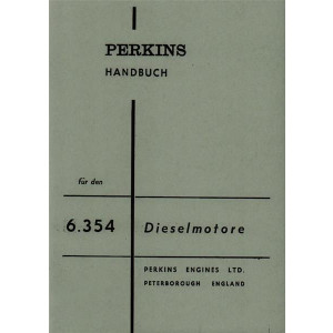 Perkins Diesel-Motoren Typ 6.354, Betriebsanleitung