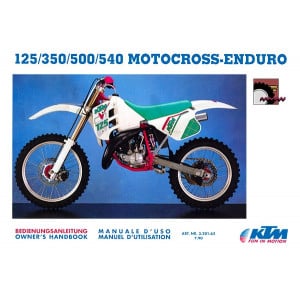 KTM Motorfahrzeugbau 125, 350, 500, 540 Betriebs- und Reparaturanleitung