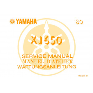 Yamaha XJ650 Reparaturanleitung
