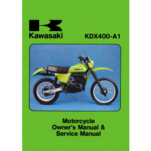 Kawasaki KDX 400 - A1, Owner's and Service Manual