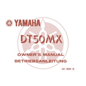 Yamaha DT50MX Betriebsanleitung
