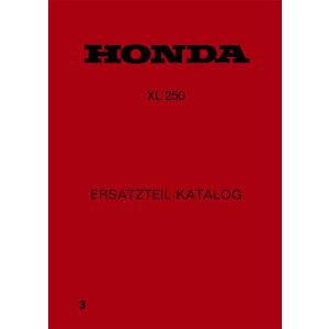 Honda XL250 Ersatzteilkatalog