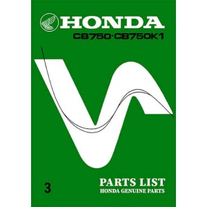 Honda CB750K1 Parts List