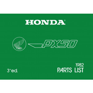 Honda PX50 Parts List