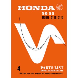 Honda C110 C115 Parts List