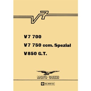 Moto Guzzi V7, V7 Spezial, 850GT Reparaturanleitung