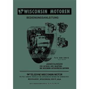 Wisconsin TE, TF, TH, THD, TJD luftgekühlte Motoren Bedienungsanleitung