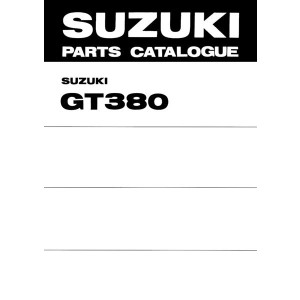 Suzuki GT 380 J, K, L, Ersatzteilkatalog