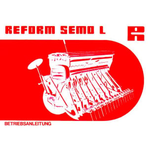 Reform Semo L Betriebsanleitung