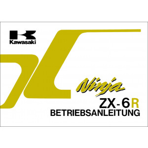 Kawasaki Ninja ZX-6R, Betriebsanleitung