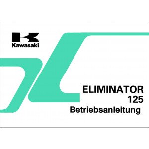 Kawasaki Eliminator 125 (BN 125-A1) Betriebsanleitung