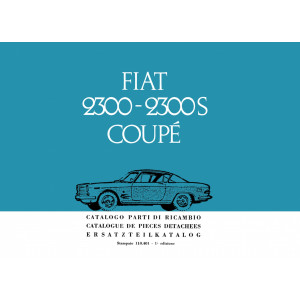 Fiat 230 - 2300 S Coupé Ersatzteilkatalog