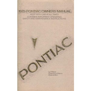 Pontiac Le Mans, Grand Le Mans und Grand Am, Owners Manual