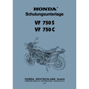 Honda VF750S VF750C Schulungsunterlagen