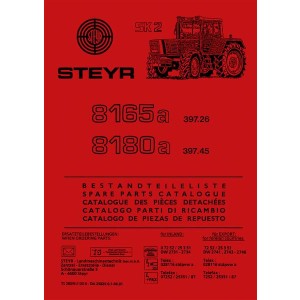 Steyr 8165a und 8180a Traktor Ersatzteilkatalog