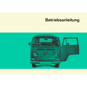VW Transporter, Bus, Pritsche, Betriebsanleitung