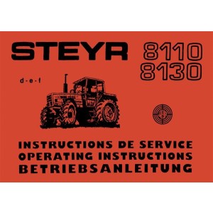 Steyr 8110 und 8130 Betriebsanleitung