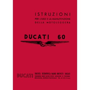 Ducati 60 Betriebsanleitung und Prospekt