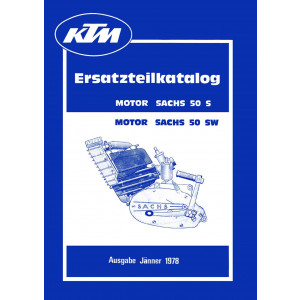 Sachs 50 S und 50 SW (z.B. für KTM), Ersatzteilkatalog