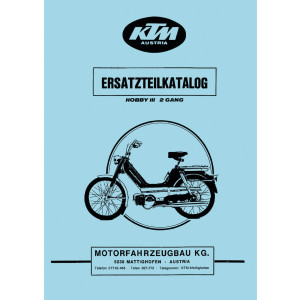 KTM Motorfahrzeugbau Hobby III, 2-Gang mit Puch-Motor Ersatzteilkatalog