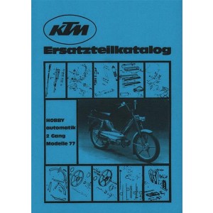 KTM Motorfahrzeugbau Hobby Automatik, 2-Gang, Modelle 1977 Ersatzteilkatalog