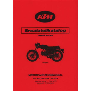 KTM Motorfahrzeugbau Comet Racer mit Puch-Motor Ersatzteilkatalog