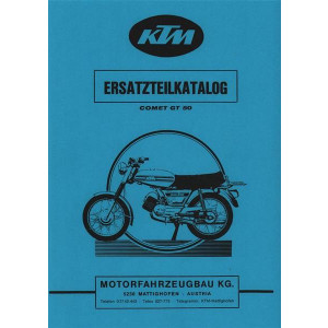 KTM Motorfahrzeugbau Comet GT 50 mit Puch Motor Ersatzteilkatalog