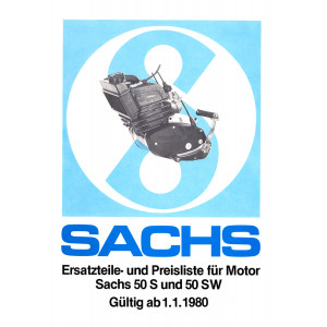 Sachs 50 S und 50 SW, Ersatzteile und Preisliste