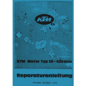 KTM Motorfahrzeugbau Motor, Typ 56, 420 ccm, Reparaturanleitung