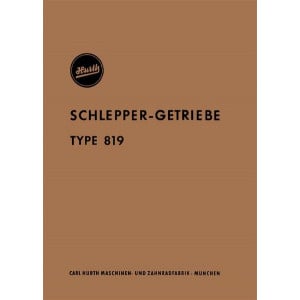 Hurth 819 Schlepper-Getriebe Betrieb und Wartung